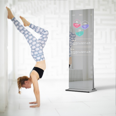 Miroir intelligent d'écran tactile de 43 pouces, miroir interactif de forme physique de la caméra 3D