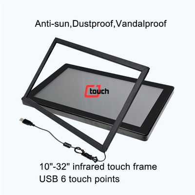 10 ponits de contact 43&quot; kit multi d'écran tactile de point de moniteur d'écran tactile d'IR