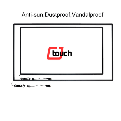 58&quot; écran tactile de cadre d'IR imperméable, écran tactile d'IR pour la tension 5V d'affichage à cristaux liquides