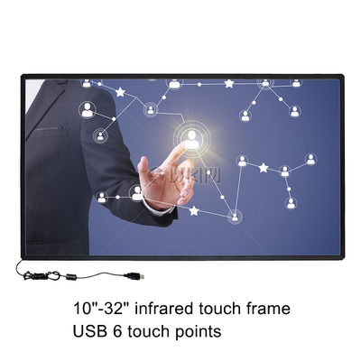 48&quot; écran tactile de capteur de Multitouch IR, affichage de contact de 10 Touchpoints IR