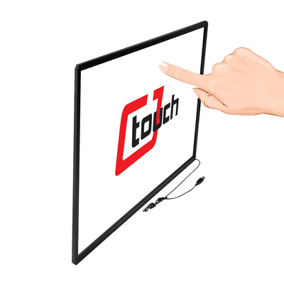 Écran tactile infrarouge interactif de 15,6 pouces pour l'affichage d'affichage à cristaux liquides pratique