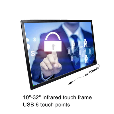 Écran tactile infrarouge pratique de 86 pouces avec la sensibilité élevée d'interface d'USB