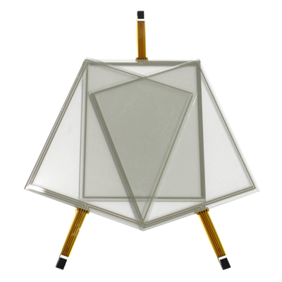 Fil 4 résistant de haute de clarté empreinte digitale résistive d'écran tactile 15 pouces