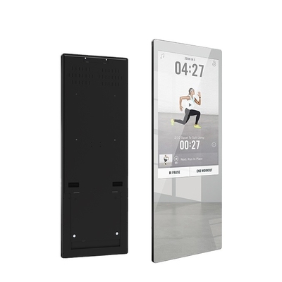 miroir intelligent d'écran tactile de 32 pouces, miroir à la maison interactif du gymnase 350cd/m2