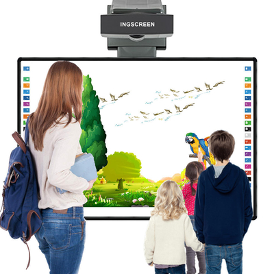 Tableau blanc interactif d'éducation en aluminium, tableau blanc électronique de 95 pouces pour l'enseignement