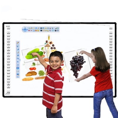 Tableau blanc interactif d'éducation en aluminium, tableau blanc électronique de 95 pouces pour l'enseignement