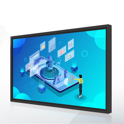 Écran de visualisation à l'épreuve du vandalisme d'affichage à cristaux liquides de 55inch HD, écran tactile de cadre d'IR pour l'éducation