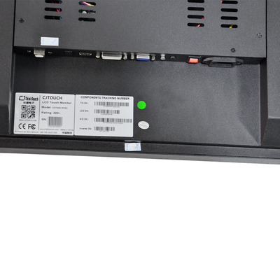 Écran de visualisation à l'épreuve du vandalisme d'affichage à cristaux liquides de 55inch HD, écran tactile de cadre d'IR pour l'éducation