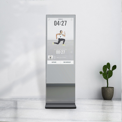 Miroir intelligent d'écran tactile de 43 pouces, miroir interactif de forme physique de la caméra 3D